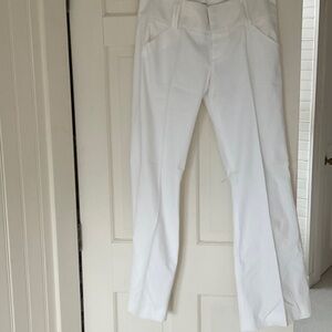 NWOT ALICE + OLIVIA WHITE PANTS 10